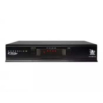 Adder AdderView 4PRO commutateur KVM DisplayPort audio 4 ports 1 utilisateur bureau