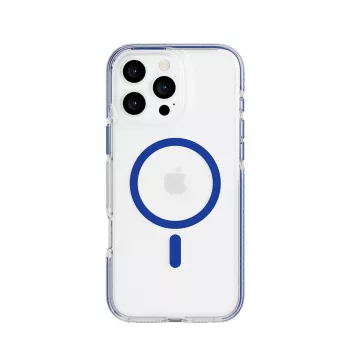 Tech21 coque EvoCrystal MagSafe pour iPhone 16 Pro Max bleu translucide