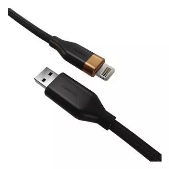 DURACELL câble USB-A vers Lightning 1 m blanc certifié MFi
