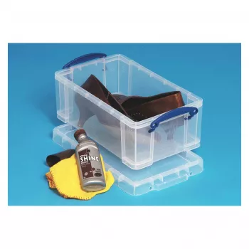Boîte de rangement Really Useful Boxes 5C - 5 litres, transparente, rectangulaire, polypropylène