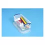 Boîte de rangement Really Useful Boxes 0.9C - transparente - 0,9 litre - rectangulaire - polypropylène