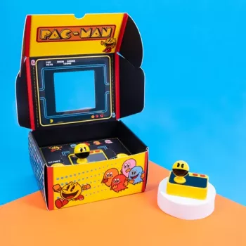 FIZZ CREATIONS Retro Arcade Pac-Man console de jeu sans fil plug-and-play