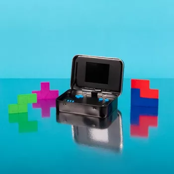 Console portable rétro arcade Tetris FIZZ CREATIONS, couleur, boîtier métallique