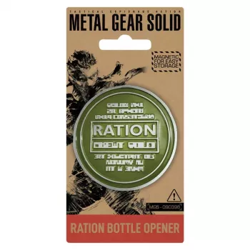 Décapsuleur magnétique de sac Fanattik Metal Gear Ration
