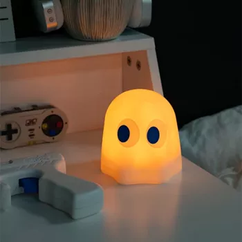 Veilleuse LED Pac-Man Ghost FIZZ CREATIONS - changement de couleur, réactive au son, alimentation USB/piles
