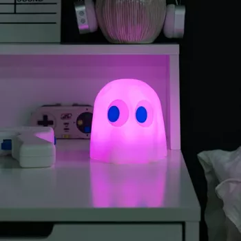 Veilleuse LED Pac-Man Ghost FIZZ CREATIONS - changement de couleur, réactive au son, alimentation USB/piles