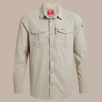 Chemise manches longues Craghoppers NosiLife Adventure LS Shirt III Parchment XL