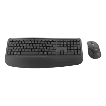 Ensemble clavier et souris sans fil Logitech Signature Comfort Plus Combo MK880 for Business disposition UK graphite