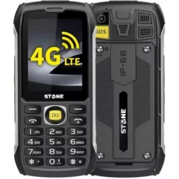 eSTAR Stone 4G Téléphone mobile robuste - Noir/Orange