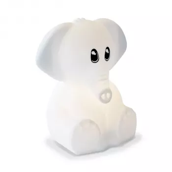 Veilleuse éléphant avec changement de couleur KIDYWOLF 15 cm