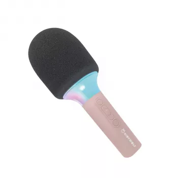 Microphone Bluetooth Kidywolf avec lumière rose