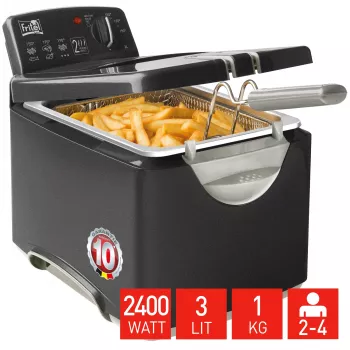 Friteuse FRITEL Turbo SF 3 litres acier inoxydable