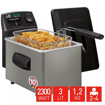 Friteuse FRITEL FryTastic 3 L 2,3 kW anthracite/argent
