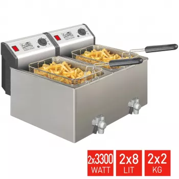 Friteuse FRITEL TURBO SF 16 litres 6,6 kW acier inoxydable