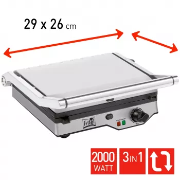 FRITEL GR 2275 Grill de contact en acier inoxydable