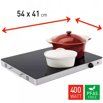 Chauffe-assiettes FRITEL Family WT 2478 400 W noir/acier inoxydable