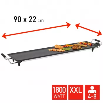 FRITEL Starter TY 1897 XXL Grill teppanyaki 1800W argent/noir