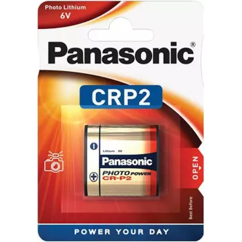 Panasonic CRP2 1BL Batterie lithium 6V (1400 mAh)