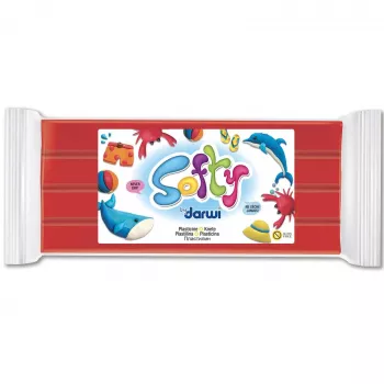 Avenue Mandarine Softy Pâte à modeler rouge 0,5 kg