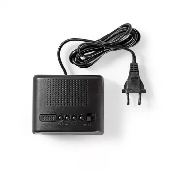 Nedis CLDK008BK Réveil numérique LED avec fonction snooze, noir