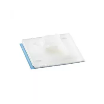 ABB TC 5347 AR Socle de fixation pour collier de câble, autocollant, Nylon 6/6, naturel, 7,6 mm de largeur
