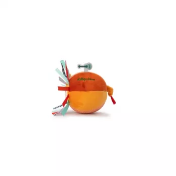 Lilliputiens Balle sensorielle avec clochette et picots Jack le lion 6m+