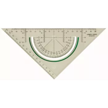 Simplex Super Series triangle géométrique plastique 22,5 cm hypoténuse