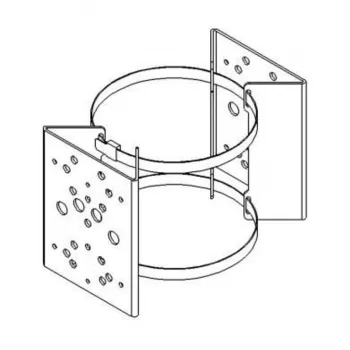 Support de mât Raytec pour 2 projecteurs LED - Raymax, Raylux, Fusion, Vario - 50-170 mm