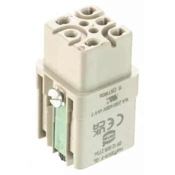 Embout femelle Harting Han Q 5+PE Quick Lock 1,5 mm²
