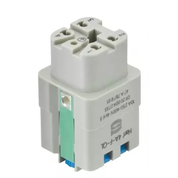 Harting Han A® insert femelle 4 contacts Quick Lock 09200042733