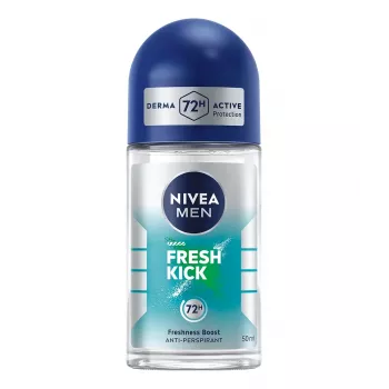 NIVEA Men Fresh Kick déodorant anti-transpirant roll-on 50 ml