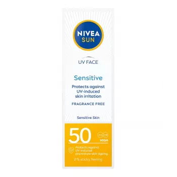 NIVEA Sun Sensitive crème solaire visage LSF50 50 ml