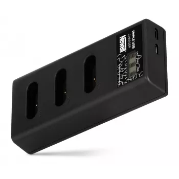 Chargeur de batterie triple canal Newell CD-USB-C pour batteries Sony NP-BX1