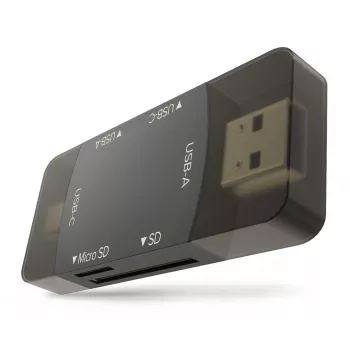 Hub USB 3.0 4-en-1 OTG Newell noir