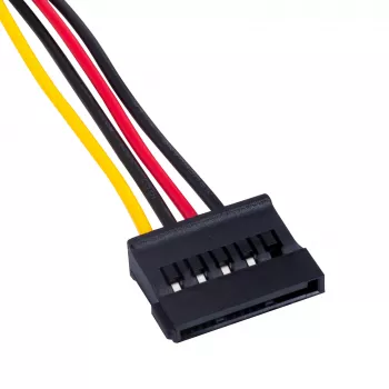 Câble adaptateur d'alimentation Akyga AK-CA-17 Molex vers SATA, 15 cm