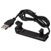 Câble de charge USB à clip Akyga AK-SW-19 pour Garmin Forerunner 220, 1 m, noir