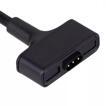 Câble de charge USB magnétique Akyga AK-SW-23 pour Fitbit Ionic, 1 m, noir