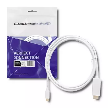 Qoltec Câble USB 3.1 Type-C mâle vers HDMI A mâle 2 m 4K 60 Hz