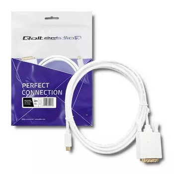 Câble adaptateur Qoltec USB 3.1 Type-C mâle vers DVI-D mâle 2 m 4K