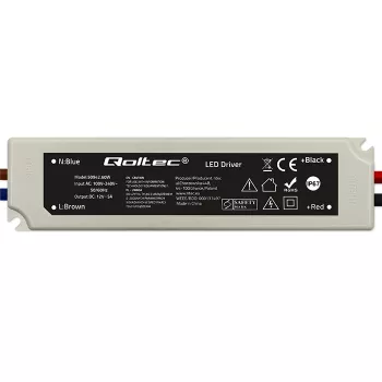 Alimentation à découpage LED Qoltec 60W 12V 5A IP67 étanche blanche