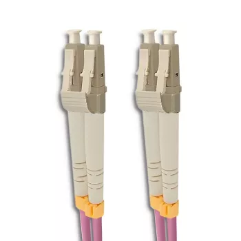 Qoltec Câble de raccordement fibre optique LC/UPC vers LC/UPC multimode OM4 duplex 10 m