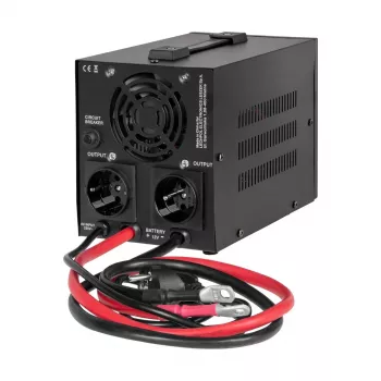 Onduleur à sinus pur Rebel POWER-500-LFP4 avec fonction de charge 12V 230V 500VA/300W