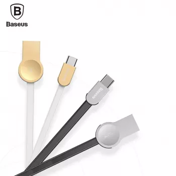 Câble Baseus Keyble (alliage de zinc) USB-A vers USB-C 1m blanc