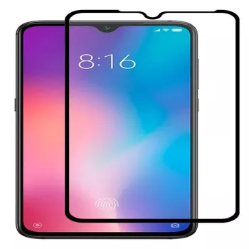 Protection d'écran anti-statique en verre trempé Japan Glue 2.5D Full Cover Evelatus pour Xiaomi Mi 9
