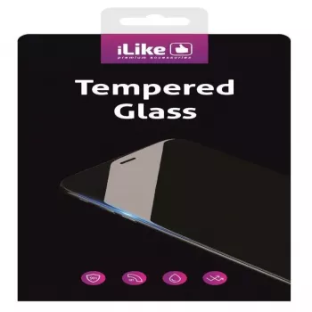 iLike Samsung Galaxy A12/A03s/A02/M12/Xiaomi Redmi 9/9A/9C/10/10A Verre trempé plat transparent 0,33 mm