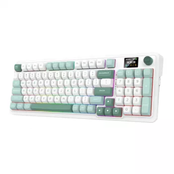Redragon Galatin Pro K719WG-RGB-PRO Clavier gamer mécanique sans fil tri-mode (98 touches, hot-swappable, RGB, noir)