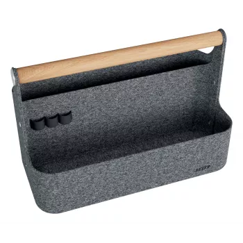 Leitz organisateur de bureau portable feutre gris