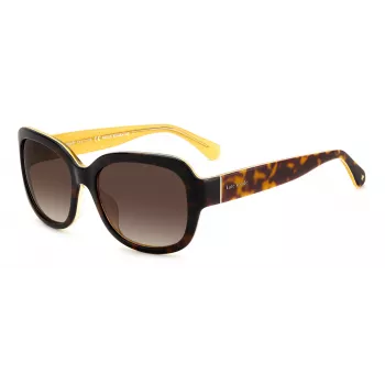 Lunettes de soleil femme Kate Spade Layne - monture en acétate, protection UV400, verres 55 mm
