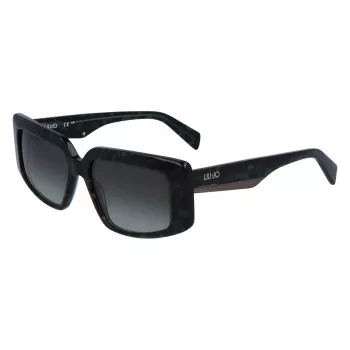 Lunettes de soleil femme LIU JO LJ791S-428 œil-de-chat bleu dégradé acétate UV400 54 mm