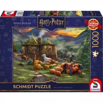 Puzzle 1000 pièces Schmidt Thomas Kinkade Studios Harry Potter - La cabane de Hagrid